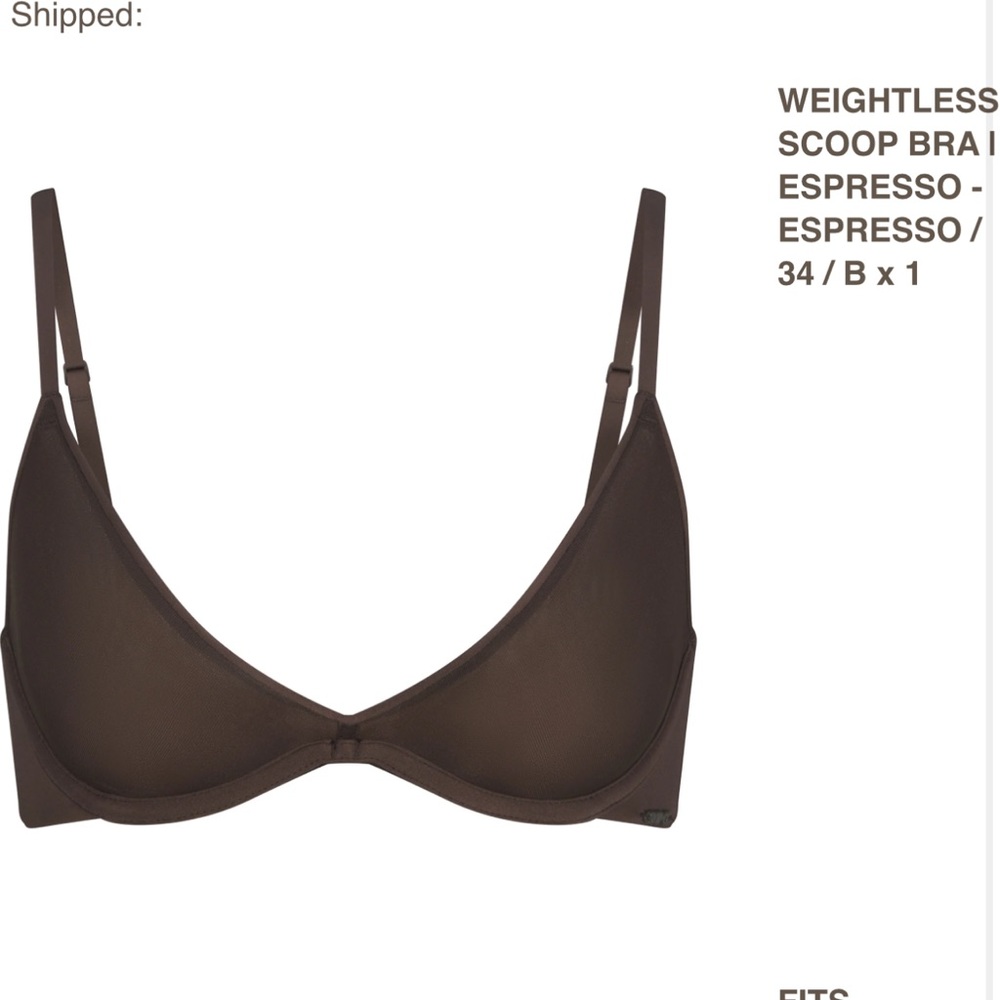 SKIMS weightless scoop bra